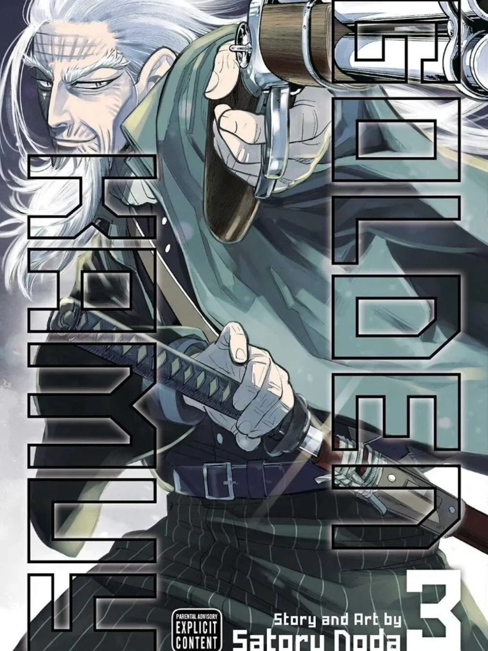 Golden Kamuy Vol 3 - Anime Manga Reading Nerd Gift - Brand New Never Been Read